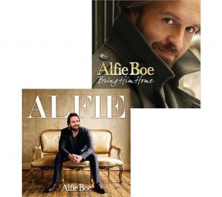 Alfie Boe 2 CD Set with Alfie and Take Him Home —