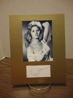 Connie Stevens Autograph Young Sexy Display Signed Signature COA