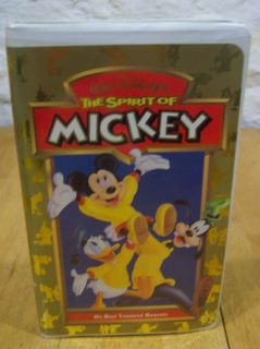 Walt Disney The Spirit of Mickey VHS Video 786936029369
