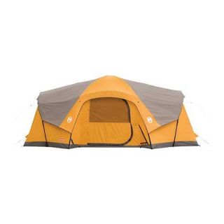Coleman Camping Canyon Breeze 10 Person Family Cabin Waterproof Tent w