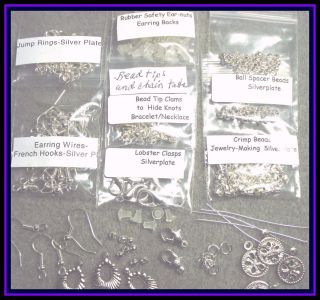680 pc Findings Kit~Jewelry Making Supply ~Great Starter Kit FREE