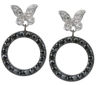 Nolan Millers Delicate Butterfly Earrings —