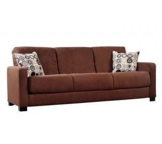 Handy Living Tahoe Microfiber Convert A Couch w/Circle Pillows