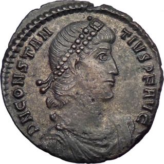 Constantius II Constantine The Great Son 348AD AE2 Ancient Roman Coin