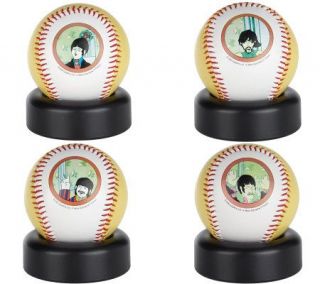 The Beatles Yellow Submarine Set of 4 Baseballs —