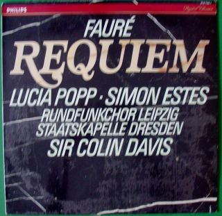 Colin Davis Lucia Popp Faure Requiem Philips Digital
