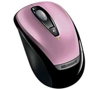 Microsoft Wireless Mobile Mouse 3000 Win XP/Vista   Pink Topaz