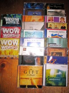 Lot of 21 Contemporary Christian Artists Music CD CDs WOW Worship