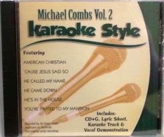  Combs Volume 2 New Contemporary Christian Karaoke CD G 6 Songs