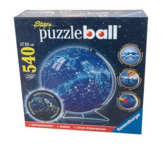 Puzzleball 540 Piece World Globe or Celestial Sky SphericalJigsaw 