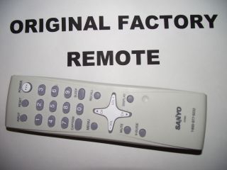 Sanyo TV Remote Control Gxba FXWK Fxba DS24425 DS27425 DS32225 DS27930