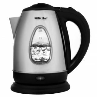 New Better Chef Stainless Cordless Electric Tea Kettle Pot Boil Hot