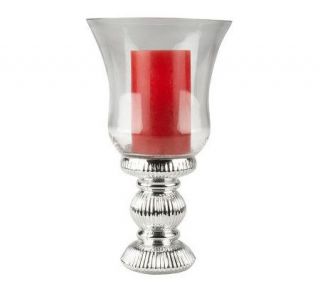 CandleImpressio Mercury Glass Holder with FlamelessCandle with Timer 