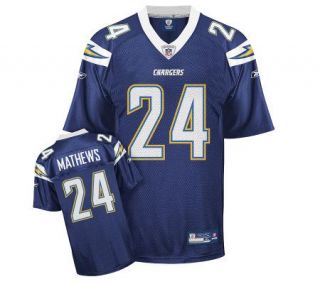 NFL Chargers Ryan Mathews Youth Replica Team Color Jersey   A247642