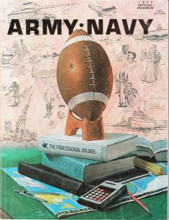 Vintage College Football Program 1977 Navy Army West Point
