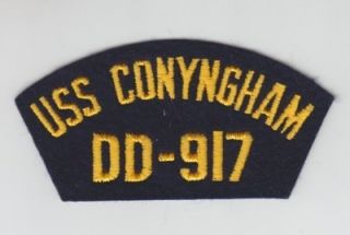  USN Patch USS Conyngham DD 917