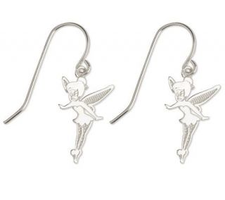 Disney Sterling Tinker Bell Dangle Earrings   J303437