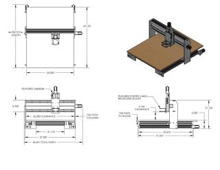  Mount of choice Wood Table Top Mach 3 Profile and licensed software