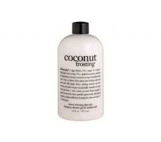 philosophy coconut frosting shampoo, shower gel& bubble bath