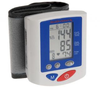 HealthSmart Rx Digital Wrist BP Monitor with Dual Memory Banks