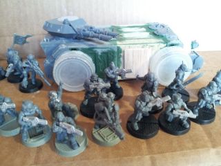 Aliens Colonial Marines 99% Games Workshop Converted minis army & APC