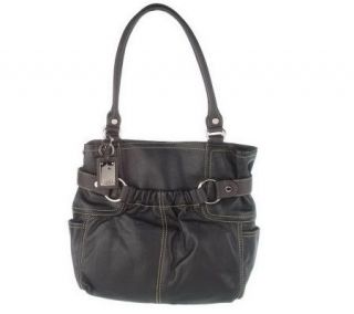 As IsTignanel lo GloveLeather Double Handle N/S Tote —