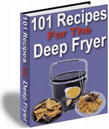 101 Great Deep Fryer Recipes Cookbook Food Kitchen CD