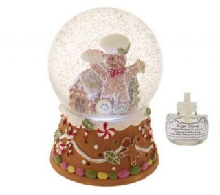 Decorative Battery Powered Auto Scenting Snow Globe by Lori Greiner 