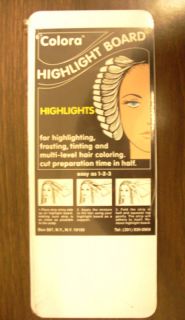 Colora Hair Coloring Highlight Board 4 x 10 3 Pks