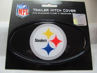 Pittsburgh Steelers Logo Trailer Hitch Cover Class 3 NFL Licensed 2