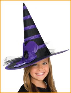 eb rub49684 costume hat child witch hat purple flower hat