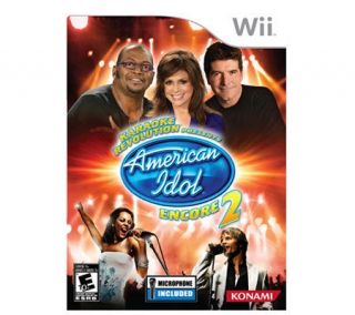 Karaoke Revolution American Idol Encore 2   Wii —