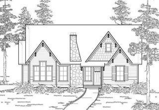 Texas Country Cottage Style House Plans 1350