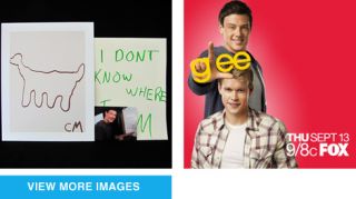  Autographed Art Created by Cory Monteith of The Fox Series Glee