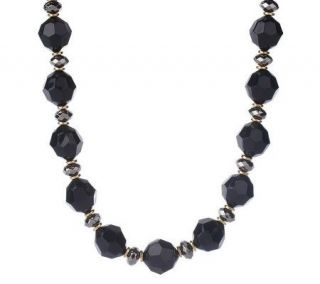Isaac Mizrahi Live Faceted Bead 42 1/2 inch Necklace —