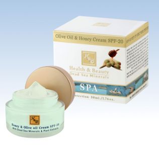 Dead Sea Cosmetic live Oil Honey Cream SPF 20 face neck skin Body Care