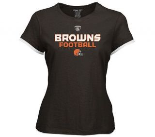 NFL Cleveland Browns Womens Plus Size Gemini Too T Shirt —