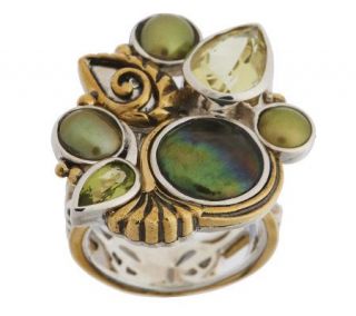 Echo of the Dreamer Verbena Ring Sterling/Bronze —