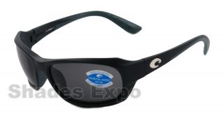 New Costa Del Mar Sunglasses CS TG 11 Black DGP Tag Auth