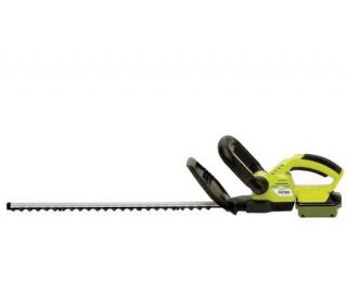 Sun Joe Cordless Lithium ion Rechargeable 20 Hedge Trimmer   H179148
