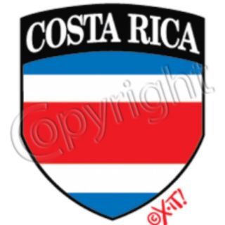 Pocket Size Costa Rica Crest Soccer Futball T Shirt National Team