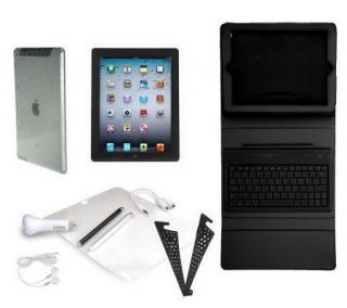 Apple iPad 2 16GB WiFi with Keyboard Portfolio Case & Accessories 