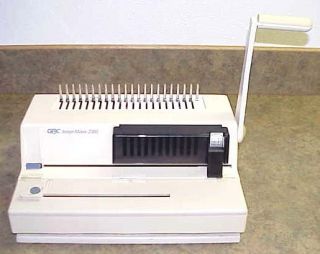  Maker 2000 Spiral Combo Punch Binding Machine with Comb Binders