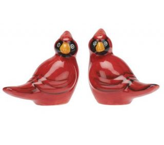Temp tations Figural Cardinal Salt & Pepper Shakers —