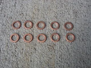 10   Ford Copper Housing Washers   9 Inch & 8 Ford Rearend   NEW