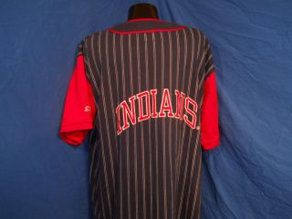 Vintage 90s Cleveland Indians Starter Baseball Jersey Button Up T