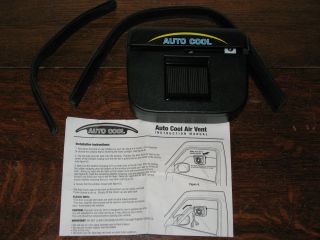 Solar Powered Auto Cool Air Vent