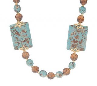 As Is Joan Ri vers Vintage_In spiredMixed Bea d Adj. Necklace