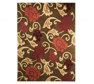 Royal Palace Blooming Scrolls 8x10 Handmade Wool Rug   H196055