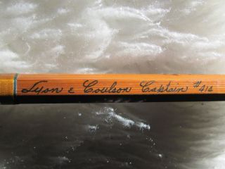 Lyon Coulson Captain 414 Bambo Fly Rod with Vintage Reel